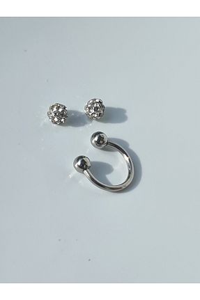 پیرسینگ طوسی زنانه kurukafagift - کد 890172834