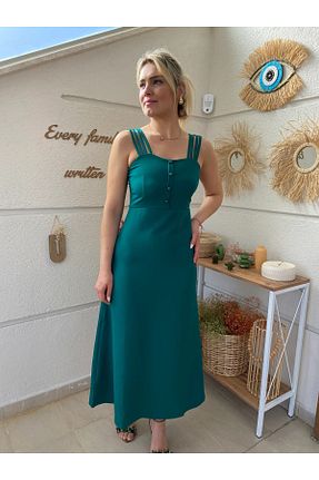 لباس سبز زنانه بافتنی Aychayla - کد 890177781