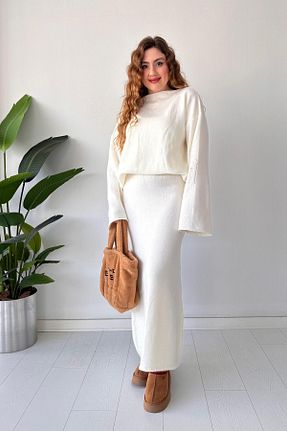 لباس نباتی زنانه بافتنی MaziButik - کد 890843844