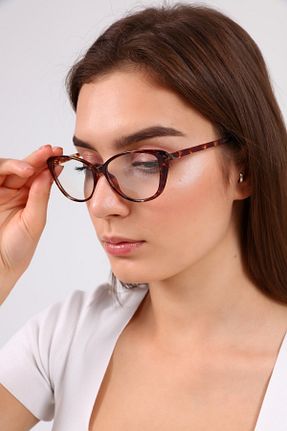 عینک محافظ نور آبی قهوه ای زنانه 53 PETİTO - کد 200467306