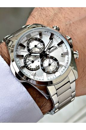 ساعت مچی سفید مردانه 41-45 میلی متر Slazenger - کد 890197075