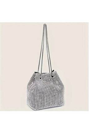 کیف دوشی طوسی زنانه TChic - کد 890198121
