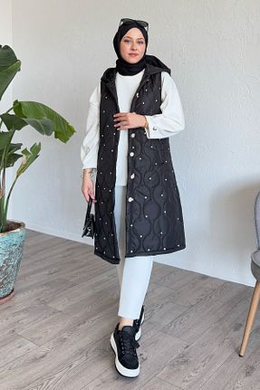 جلیقه حجاب مشکی زنانه رگولار InStyle - کد 890207436