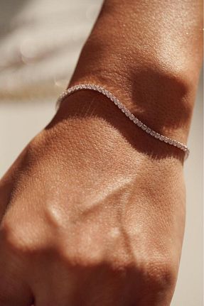 دستبند نقره رنگی زنانه 925 عیار AŞIK ACCESSORIES - کد 890219715