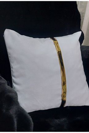 روکش بالش سفید مخمل BALADI HOME - کد 890220712