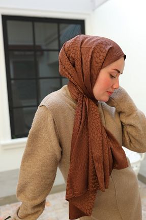 شال قهوه ای زنانه ویسکون Silk Home - کد 890301517