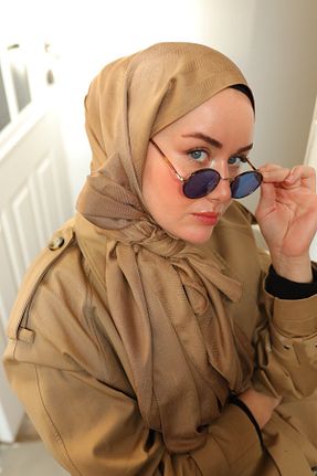 شال قهوه ای زنانه ویسکون Silk Home - کد 890300509