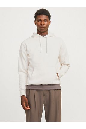 سوئیشرت بژ مردانه ساده Jack & Jones - کد 890245066