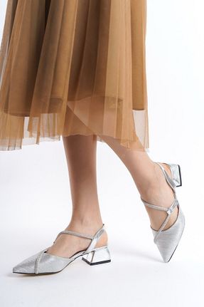 کفش مجلسی زنانه چرم مصنوعی BARAZİ MODA - کد 890300047