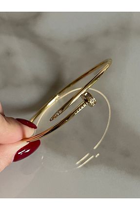 دستبند استیل (فولاد) طلائی زنانه استیل (فولاد) ZWEIG - کد 890298841