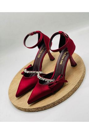 کفش مجلسی زرشکی زنانه چرم مصنوعی mka mikana - کد 890298610