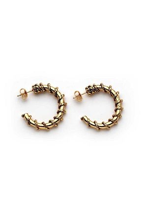 گوشواره جواهر طلائی روکش طلا Mon Reve - کد 783279621