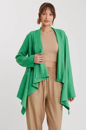 کت سبز زنانه اورسایز Vitrin - کد 812357495