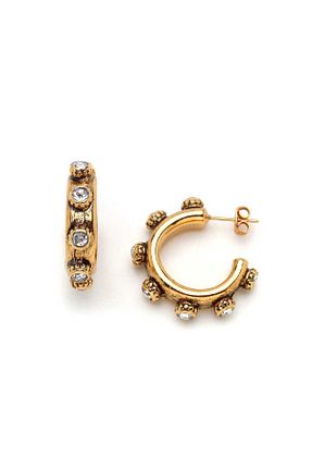 گوشواره جواهر طلائی سنگ طبیعی Mon Reve - کد 669672407