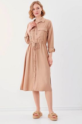 لباس قهوه ای زنانه بافتنی Vitrin - کد 696959412