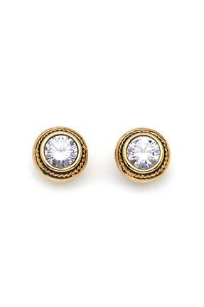 گوشواره جواهر طلائی سنگ طبیعی Mon Reve - کد 669673110