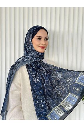 شال سرمه ای زنانه Pull Scarfs - کد 890344967