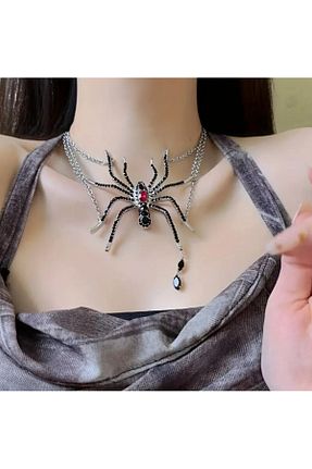 گردنبند جواهر زنانه برنجی TAKİŞKO - کد 890368261