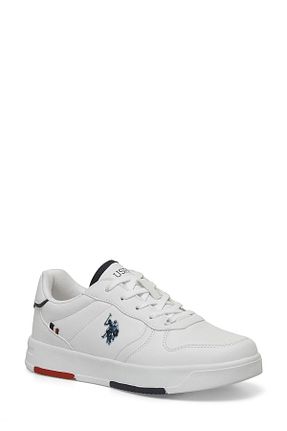 کفش اسنیکر سفید زنانه بند دار U.S. Polo Assn. - کد 849924467