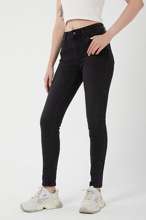 شلوار جین مشکی زنانه پاچه تنگ POODLE - کد 863432769
