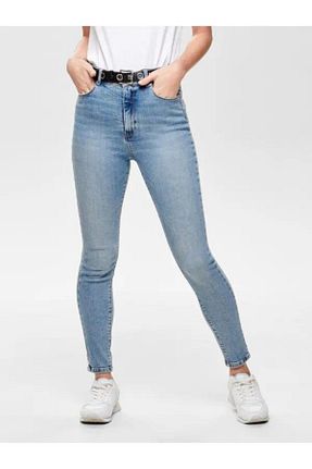 شلوار آبی زنانه پنبه ای ONLY - کد 31495466