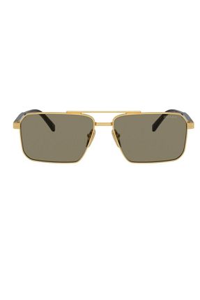 عینک آفتابی قهوه ای زنانه UV400 Prada - کد 874748934