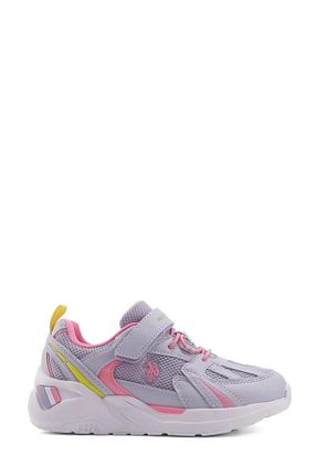 کفش اسنیکر بنفش بچه گانه چسبی U.S. Polo Assn. - کد 828866239