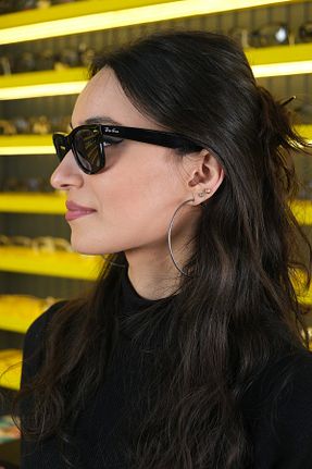 عینک آفتابی طوسی زنانه UV400 Ray-Ban - کد 870830138