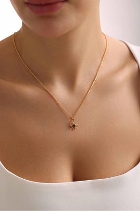 گردنبند طلا مشکی زنانه 14 عیار Bayar Gold - کد 884889668