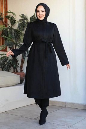 کلاه و ابایا مشکی زنانه پنبه پلی استر Nevayla Moda - کد 864674798