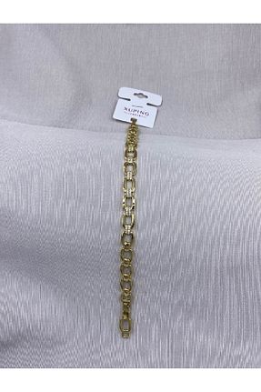 دستبند استیل (فولاد) طلائی زنانه روکش طلا XUPING JEWELRY - کد 871714007