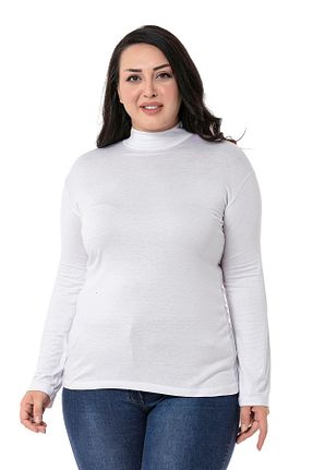 بادی سایز بزرگ سفید زنانه Bodycon DISENTIS MODEST - کد 754246093