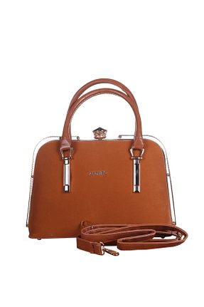 کیف دوشی قهوه ای زنانه چرم مصنوعی Armine - کد 890444581
