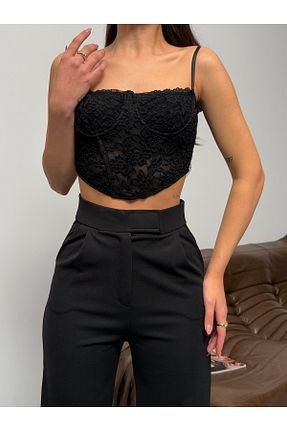 شلوار مشکی زنانه بافتنی COMBİNE MİCHAİL - کد 885950564