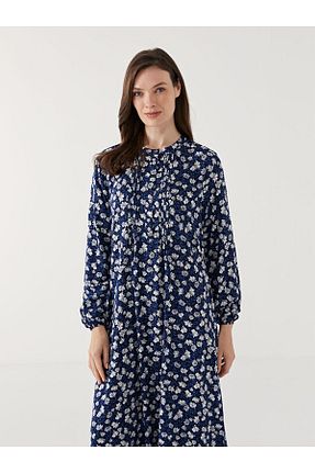 لباس آبی زنانه ویسکون LC Waikiki - کد 904781508