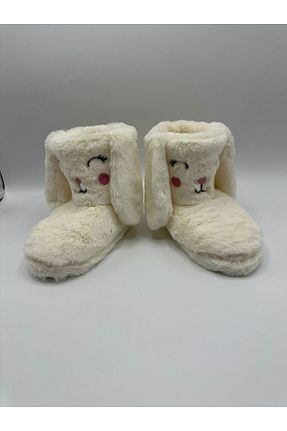 بوت خانگی نباتی زنانه مخملی fluffy - کد 890443591