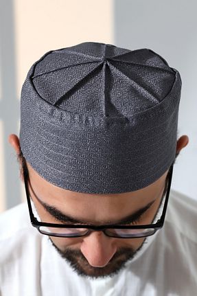 کلاه طوسی مردانه پنبه ای ihvanonline - کد 890445240