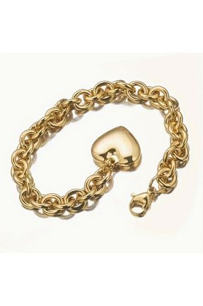 دستبند استیل (فولاد) طلائی زنانه استیل (فولاد) SE Jewellery - کد 890460925