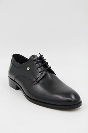 کفش کلاسیک مشکی مردانه چرم خالص Pierre Cardin - کد 358525706