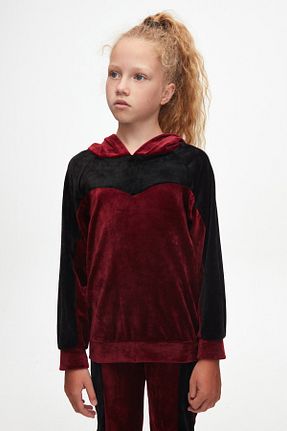 ست گرمکن زرشکی بچه گانه مخلوط پلی استر LOVETTI - کد 876836407