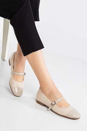 بابت بژ زنانه چرم لاکی Bilalim Shoes - کد 890481512