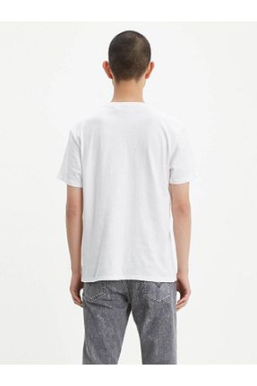 تیشرت سفید مردانه رگولار Levi
