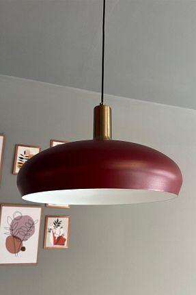 لوستر زرشکی فلزی Bamyum - کد 890494548