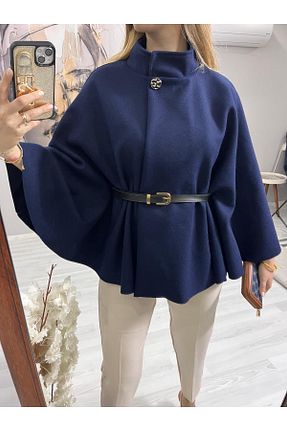 پانچو سرمه ای زنانه Mis - کد 890492126