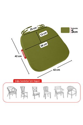 بالشتک صندلی سبز XPERMATE - کد 891515218