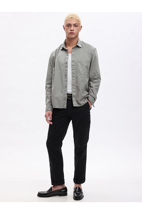 پیراهن طوسی مردانه رگولار GAP - کد 802680713