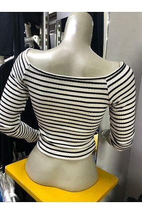 بلوز سفید زنانه یقه دوچرخه BUSEM - کد 890529051