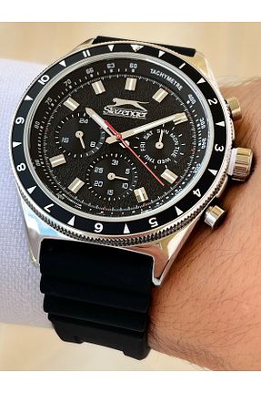 ساعت مچی مشکی مردانه 41-45 میلی متر Slazenger - کد 890538953