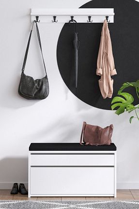 جا کفشی سفید Suntalam Decormet - کد 310605516
