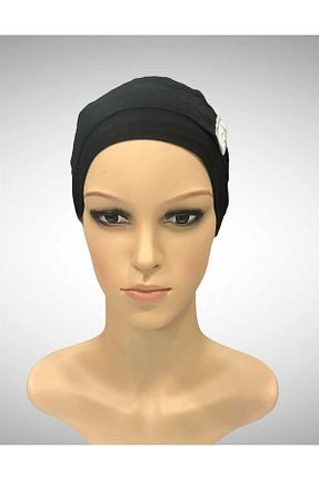 کلاه شنای حجاب مشکی زنانه MODA SCARF - کد 817476317